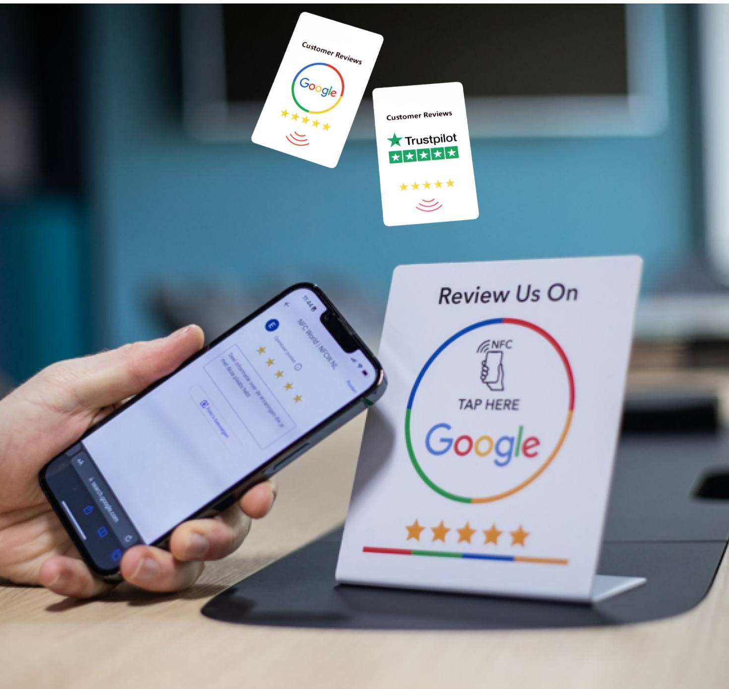 NFC  Displays and cards get more reviews